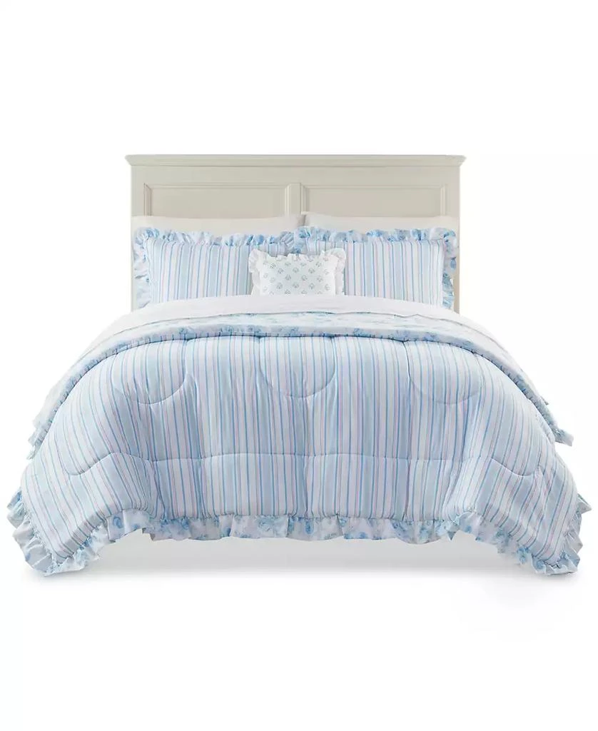 商品JLA Home|Mia Ruffle 4-Pc. Comforter Set, Exclusively at Macy’s,价格¥133,第2张图片详细描述