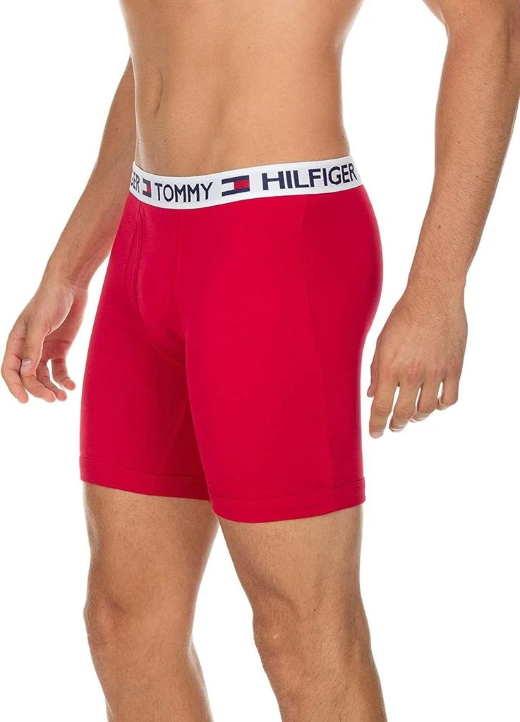 商品Tommy Hilfiger|Tommy Hilfiger Men's Underwear Cotton Classics 4-Pack Boxer Brief-Amazon Exclusive,价格¥241,第3张图片详细描述