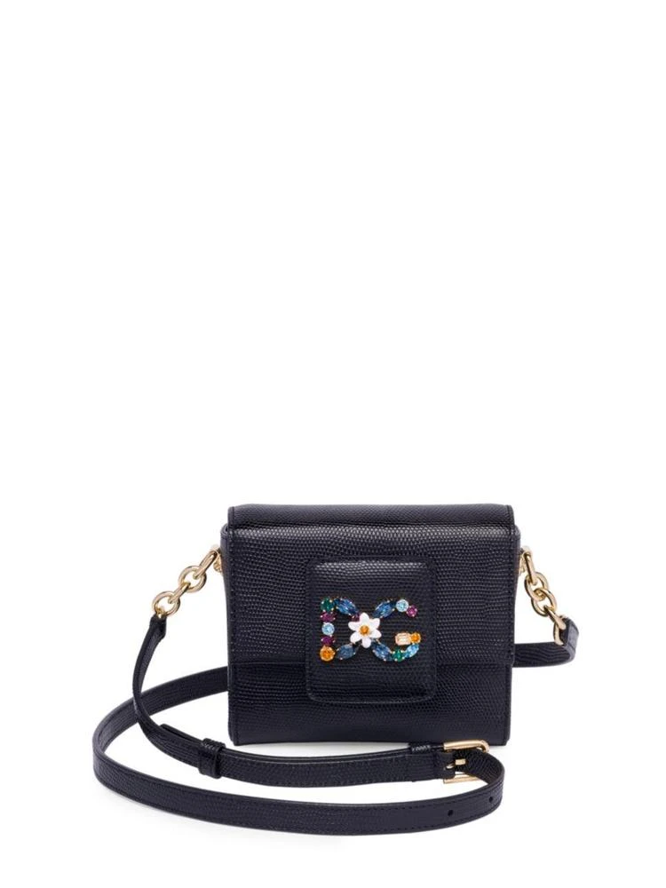 商品Dolce & Gabbana|Logo Leather Mini Bag,价格¥8897,第1张图片