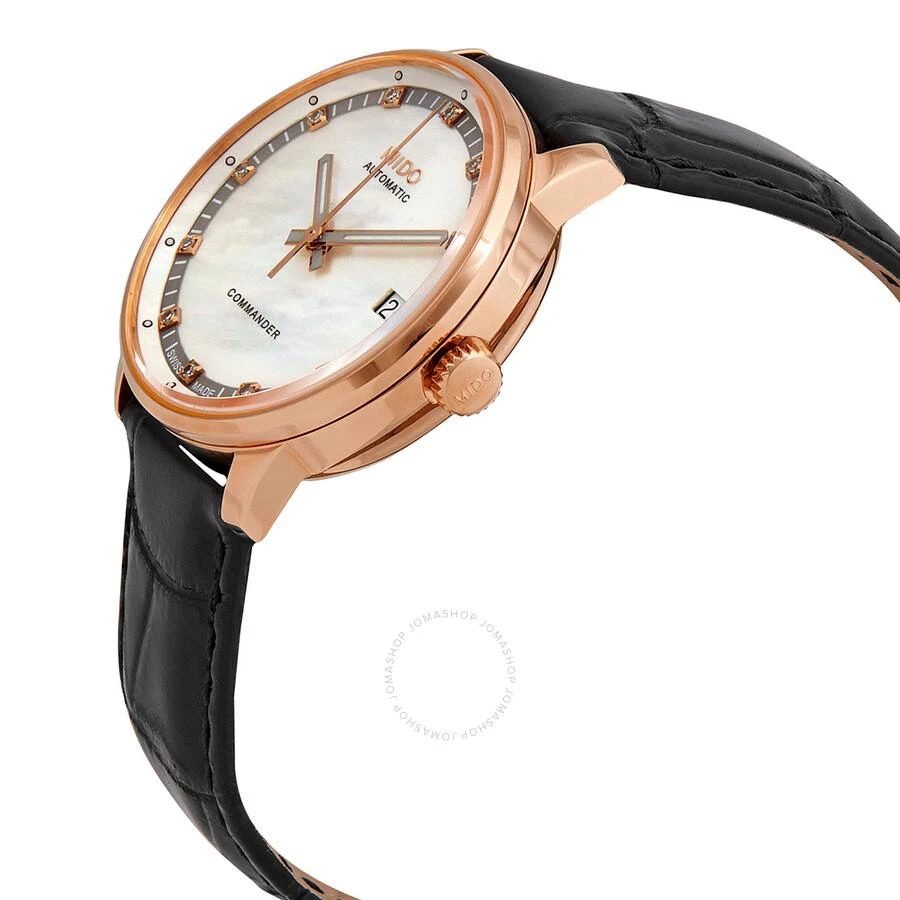 商品MIDO|Comander II Automatic Diamond Mother of Pearl Dial Ladies Watch M0162073611680,价格¥2719,第2张图片详细描述