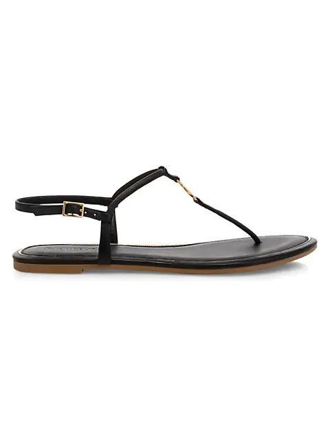 商品Tory Burch|Emmy Leather Thong Sandals,价格¥1458,第1张图片