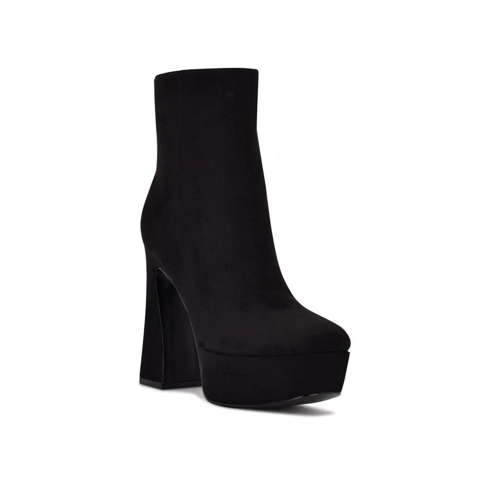 商品Nine West|Women's Klinda Platform Square Toe Booties,价格¥672,第1张图片