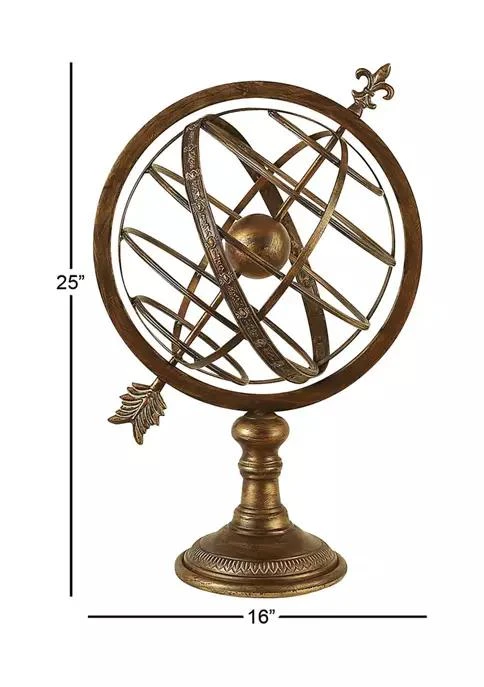 商品Monroe Lane|Lane Traditional Metal Globe,价格¥2174,第4张图片详细描述