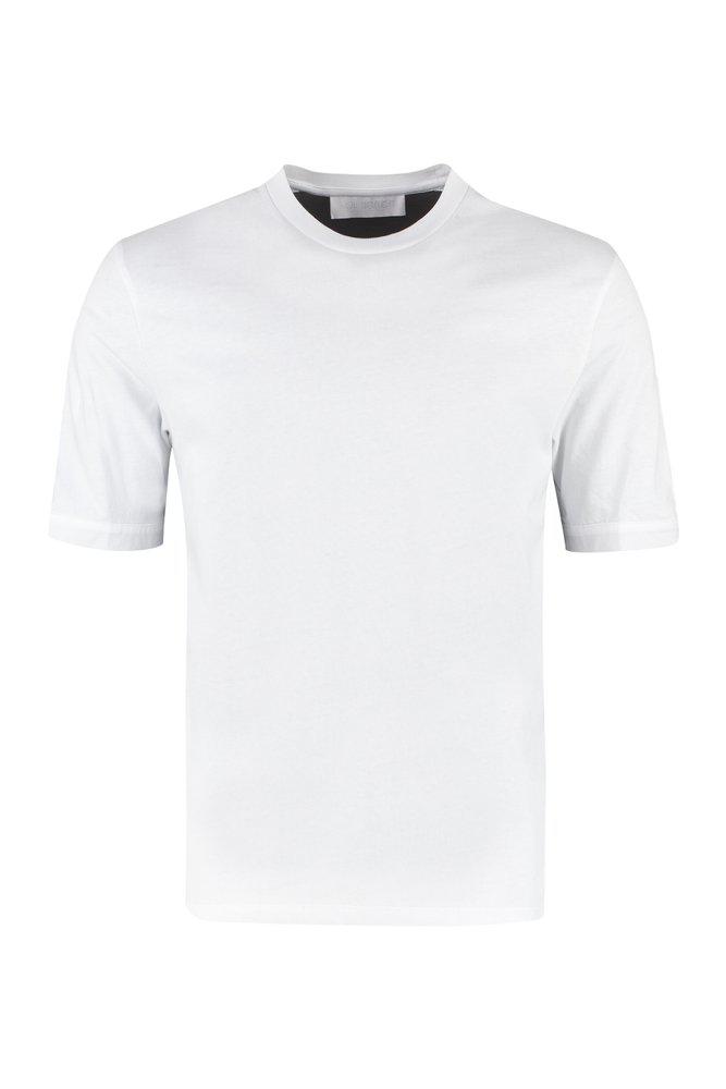 Neil Barrett Panelled Crewneck T-Shirt商品第1张图片规格展示