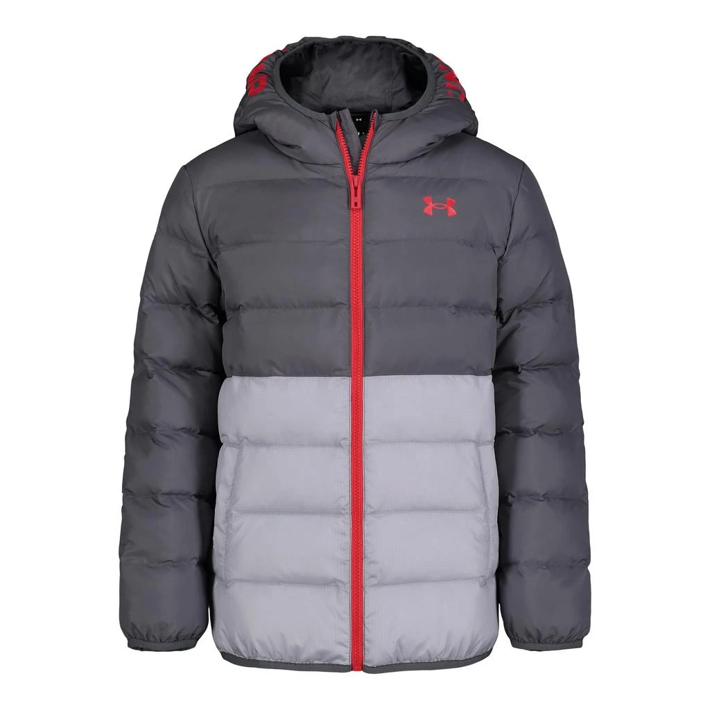 商品Under Armour|Pronto Color-Block Puffer Jacket (Little Kids/Big Kids),价格¥227,第1张图片