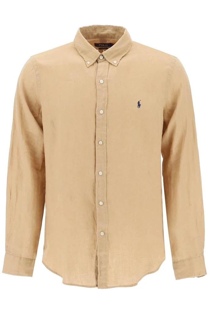 商品Ralph Lauren|LINEN BUTTON-DOWN SHIRT,价格¥566,第1张图片