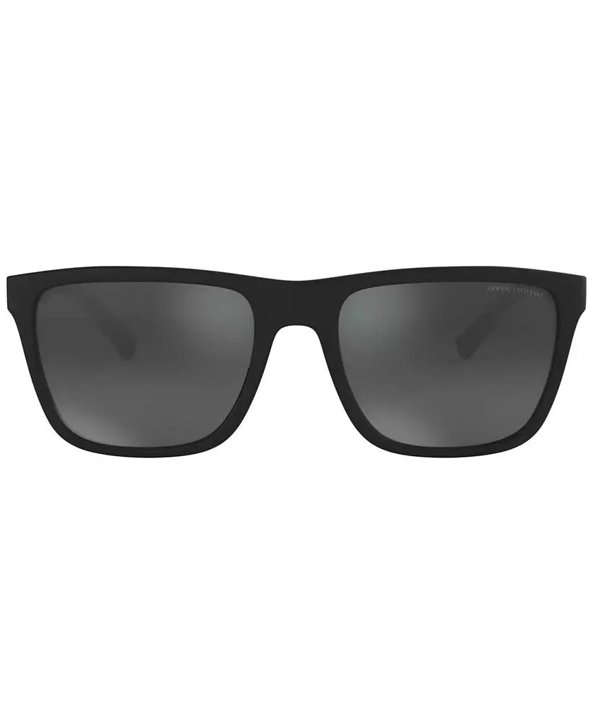 商品Armani Exchange|Men's Low Bridge Fit Sunglasses, AX4080SF,价格¥320,第2张图片详细描述