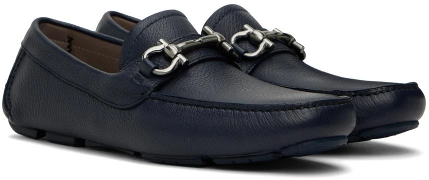 商品Salvatore Ferragamo|Navy Driver Loafers,价格¥2773,第4张图片详细描述