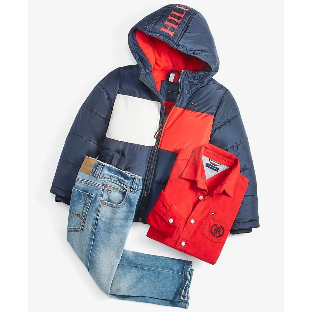 商品Tommy Hilfiger|Little Boys Long Sleeve Cord Shirt,价格¥296,第4张图片详细描述