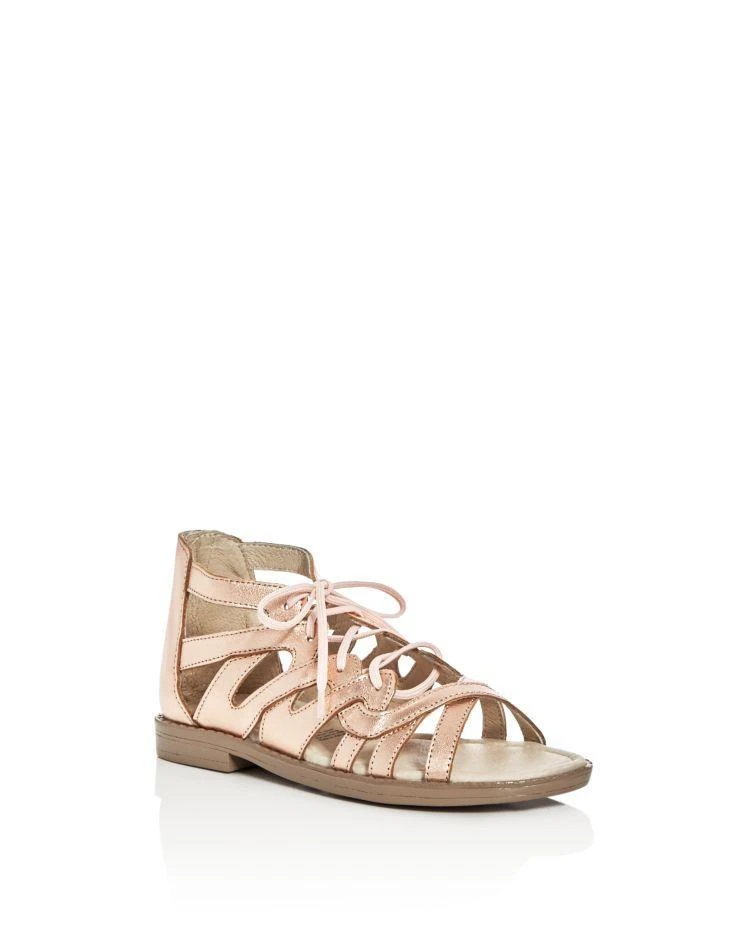 商品Old Soles|女孩(小童)Girls' Glamourama Metallic Lace Up Sandals - Little Kid,价格¥384,第1张图片