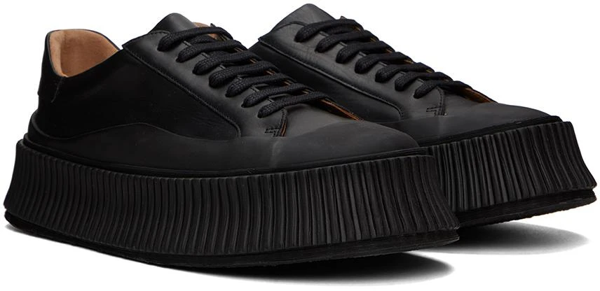 商品Jil Sander|Black Calfskin Sneakers,价格¥2037,第4张图片详细描述