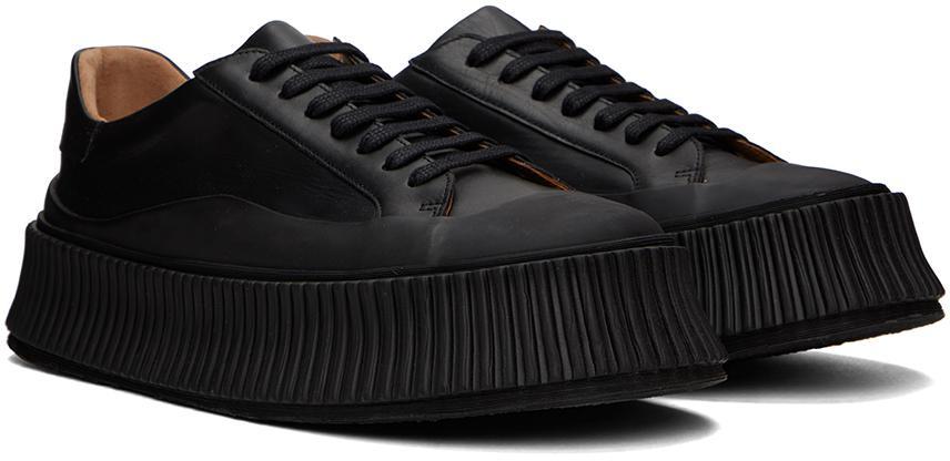 商品Jil Sander|Black Calfskin Sneakers,价格¥3698,第6张图片详细描述