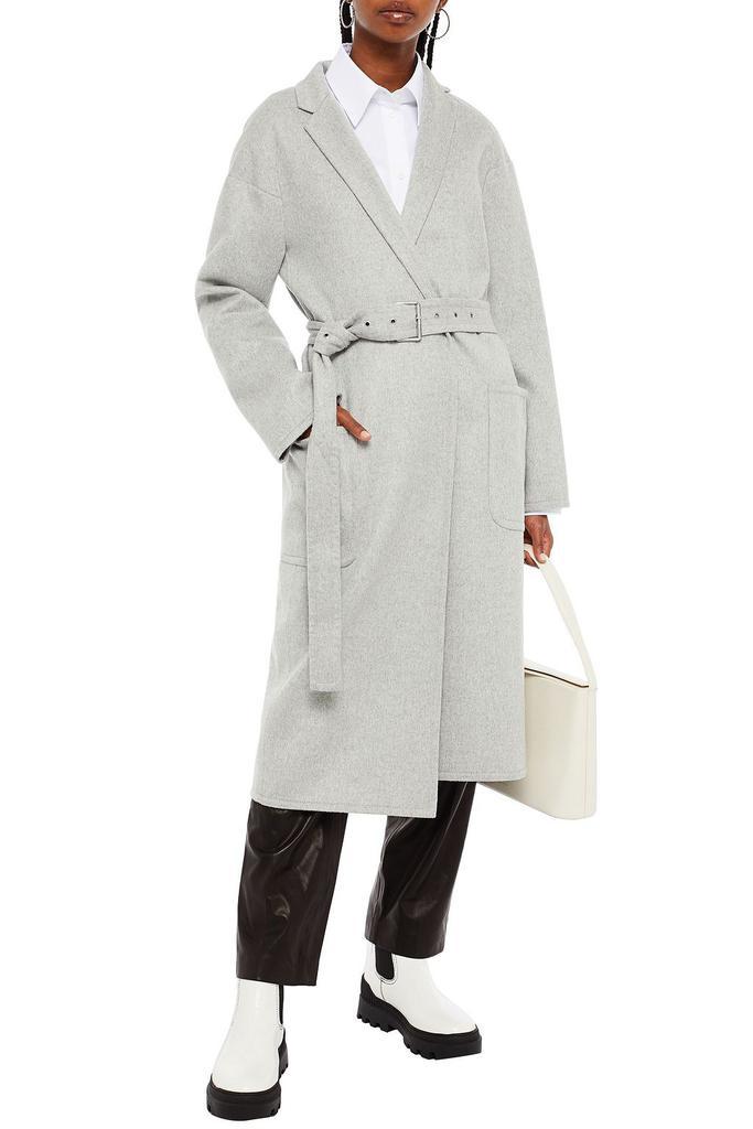 商品Helmut Lang|Belted wool and cashmere-blend felt coat,价格¥7173,第6张图片详细描述