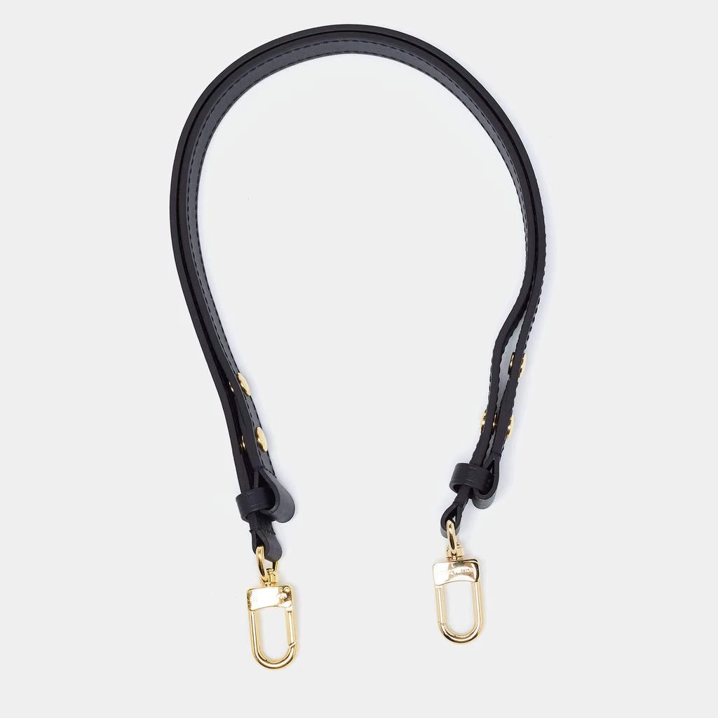 商品[二手商品] Louis Vuitton|Louis Vuitton Black Leather Adjustable Shoulder Bag Strap,价格¥2656,第1张图片