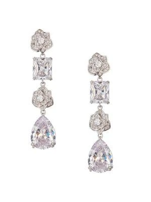 商品Eye Candy LA|Luxe Simone Crystal Drop Earrings,价格¥309,第1张图片
