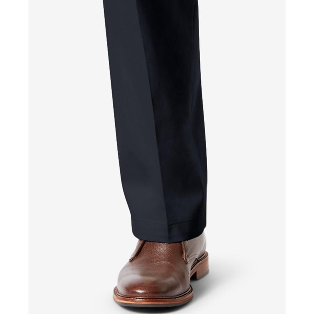 商品Dockers|Men's Signature Lux Cotton Relaxed Fit Pleated Creased Stretch Khaki Pants,价格¥463,第6张图片详细描述