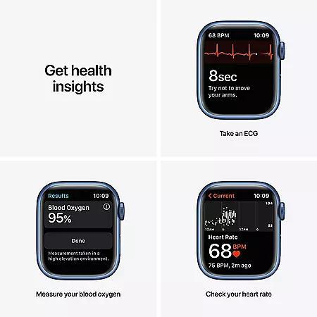 商品Apple|Apple Watch Series 7 41mm GPS (Choose Color),价格¥2556,第7张图片详细描述