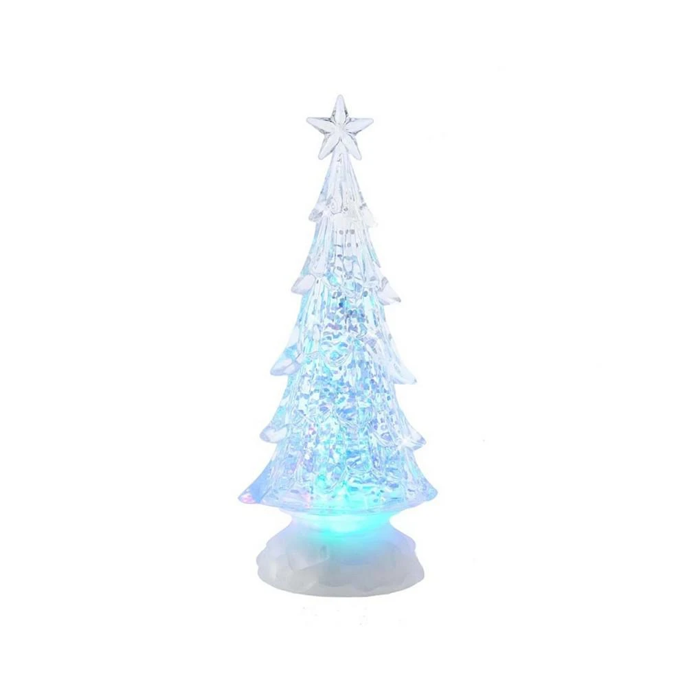 商品Kurt Adler|10" Battery Operated LED Lit Tree with Water Table Piece,价格¥344,第1张图片