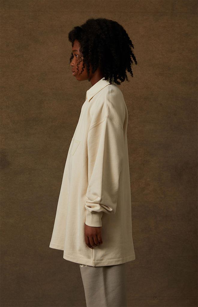 商品Essentials|Egg Shell Henley Rugby Sweatshirt,价格¥446,第5张图片详细描述