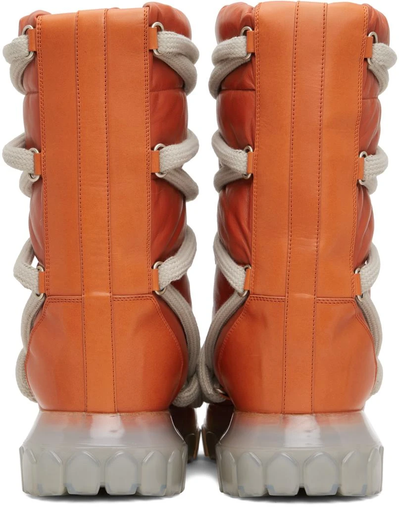 商品Rick Owens|Orange Lunar Tractor Boots,价格¥8700,第2张图片详细描述