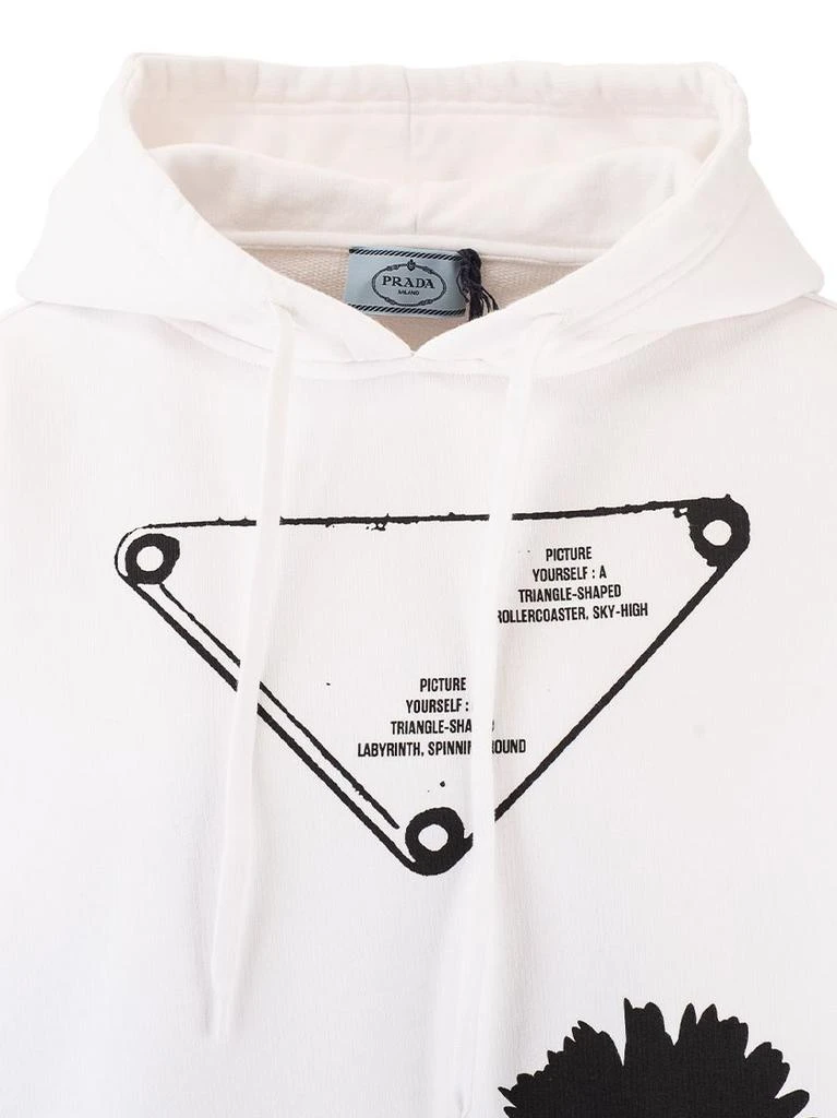 商品Prada|Prada women's white other materials sweatshirt,价格¥12139,第3张图片详细描述
