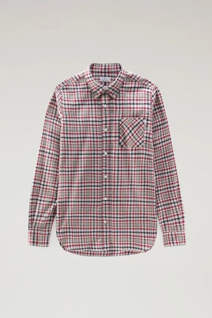 商品Woolrich|Checked Shirt in Wool Blend Flannel,价格¥1056,第5张图片详细描述