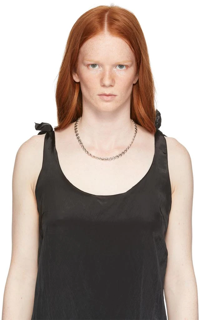 商品Sophie Buhai|Silver Small Circle Link Necklace,价格¥3678,第2张图片详细描述