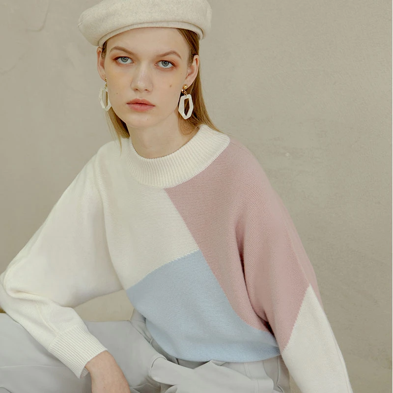 Astrid Wool Sweater - Colorblock | Astrid羊毛毛衣 - 拼色 商品