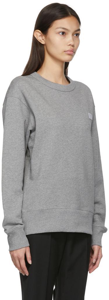 商品Acne Studios|Grey French Terry Logo Sweatshirt,价格¥1844,第4张图片详细描述