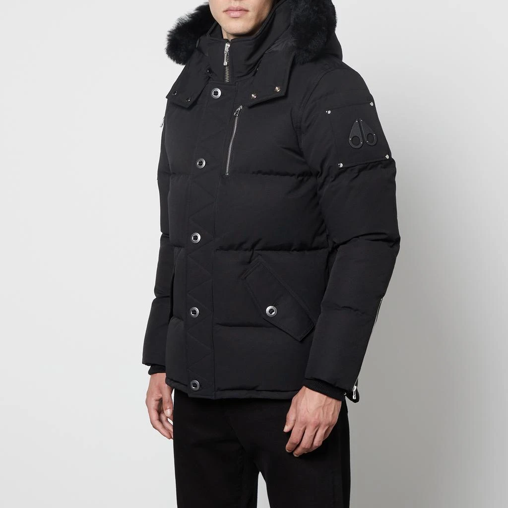 商品Moose Knuckles|Moose Knuckles 3Q Shearling-Trimmed Nylon and Cotton-Blend Down Coat,价格¥9557,第1张图片