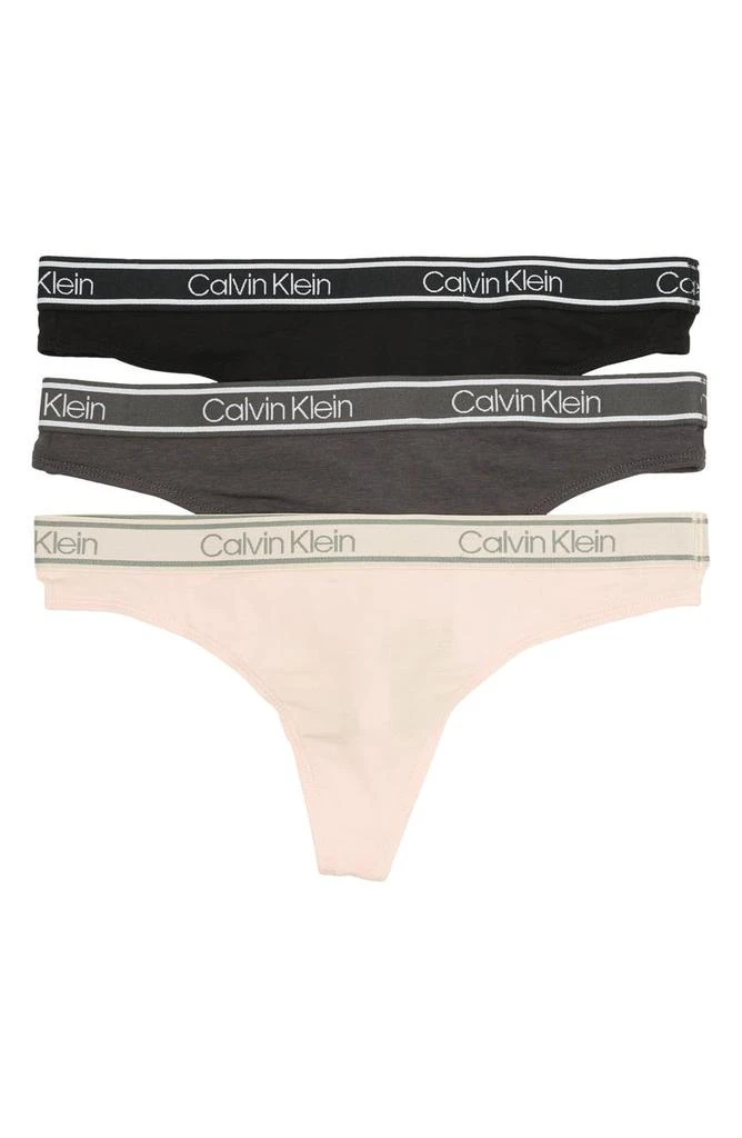 商品Calvin Klein|Comfort Thong - Pack Of 3,价格¥135,第1张图片