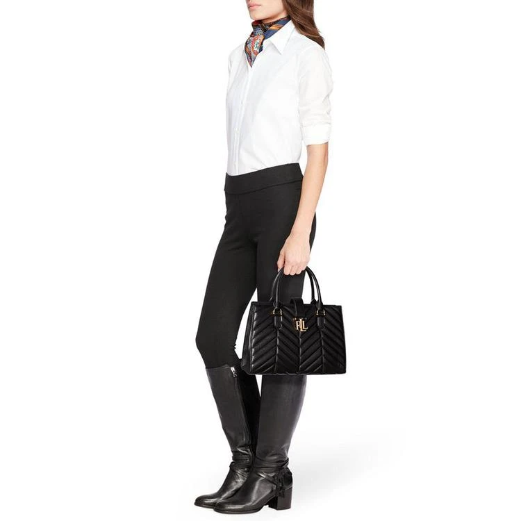 商品Ralph Lauren|Quilted Brigitte II 迷你手提包,价格¥1235,第2张图片详细描述
