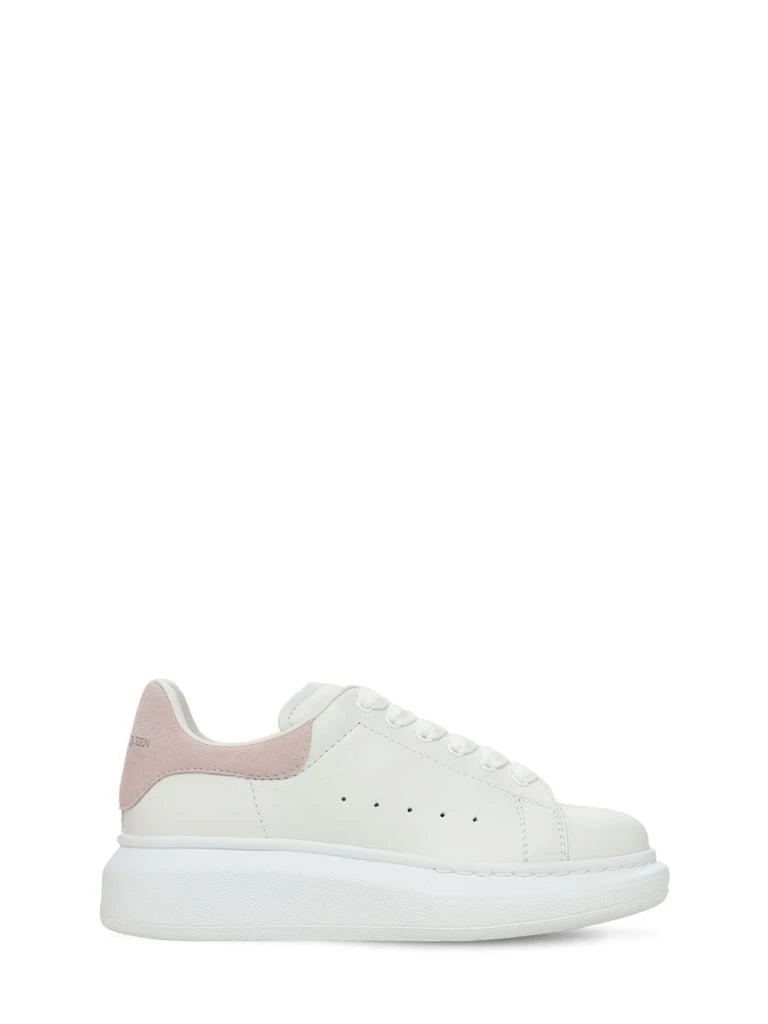 商品Alexander McQueen|Leather Lace-up Sneakers,价格¥2444,第1张图片