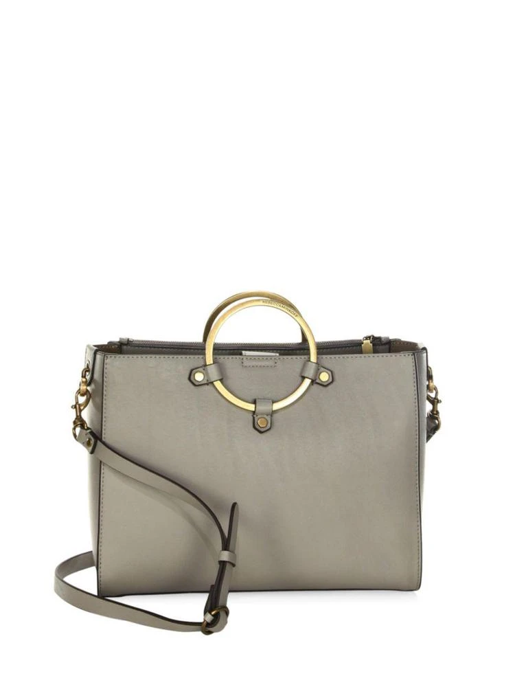 商品Rebecca Minkoff|Ring Leather Satchel,价格¥1810,第4张图片详细描述