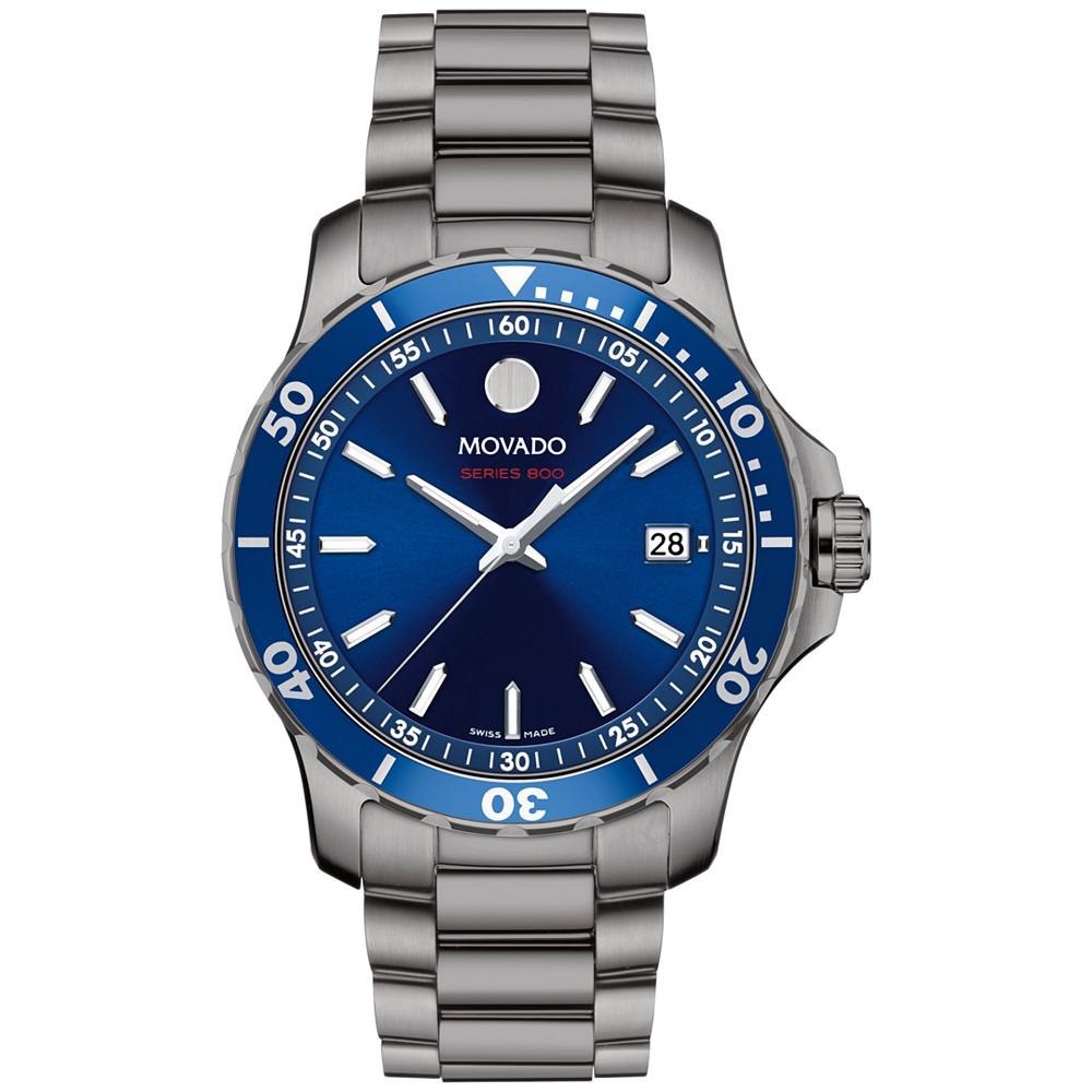 Series 800 Men's Swiss Grey PVD Stainless Steel Bracelet Watch 40mm商品第1张图片规格展示