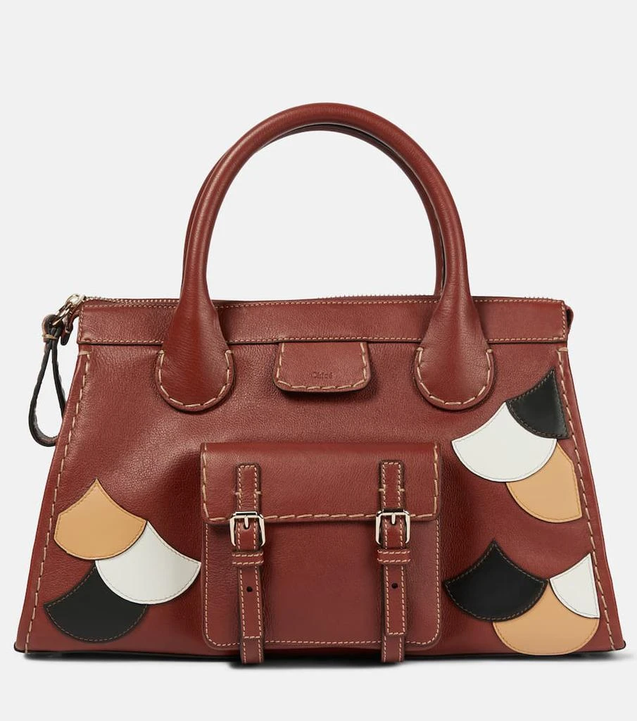 商品Chloé|Edith Scalloped Medium leather tote,价格¥16871,第1张图片