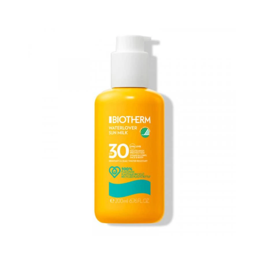 商品Biotherm|Biotherm Waterlover Sun Milk 30 SPF 6.8 oz Skin Care 3614271701503,价格¥172,第1张图片