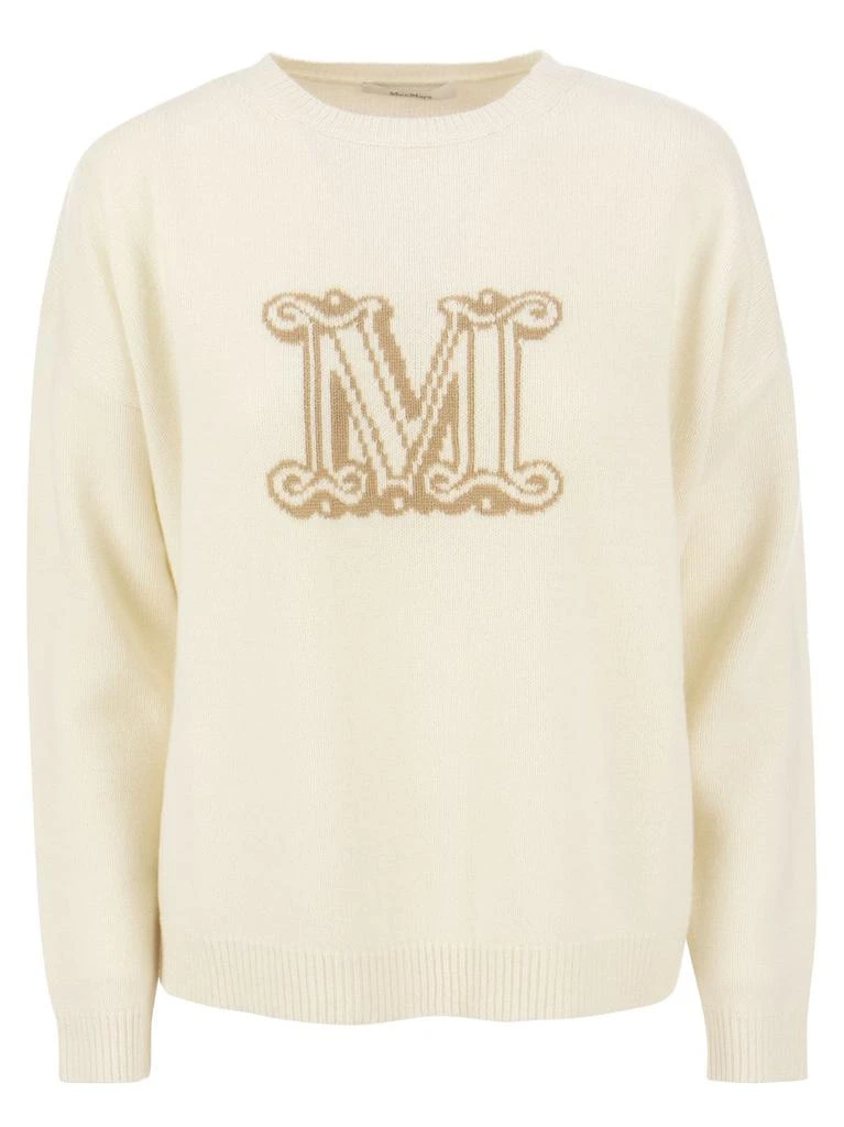商品Max Mara|Max Mara Logo Intarsia Knitted Jumper,价格¥2614,第1张图片