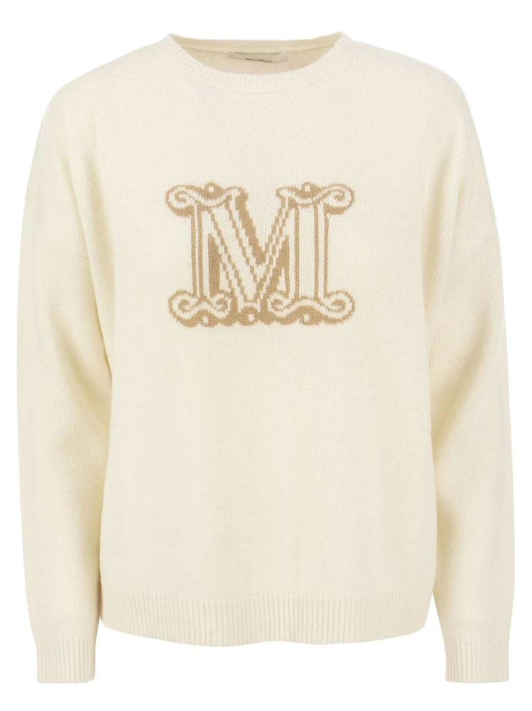 商品Max Mara|Max Mara Logo Intarsia Knitted Jumper,价格¥3934,第1张图片