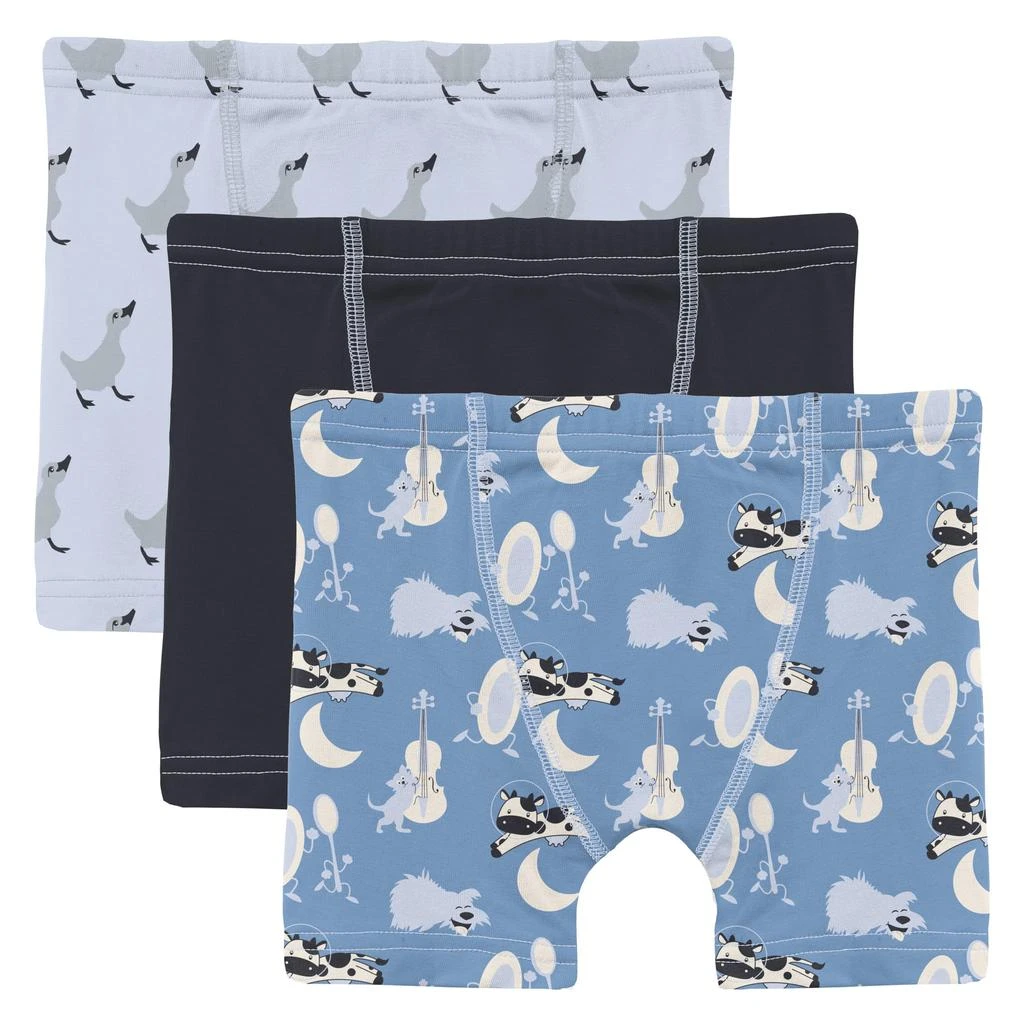 商品KicKee Pants|Print Boxer Briefs Set 3-Pack (Little Kids/Big Kids),价格¥80,第1张图片