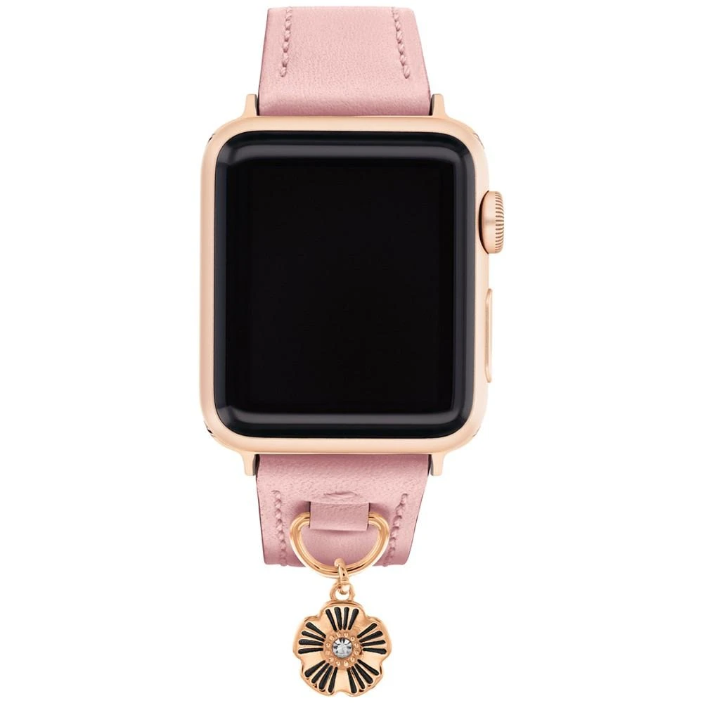 商品Coach|Blush Leather Apple Watch Band 38/41mm,价格¥716,第1张图片