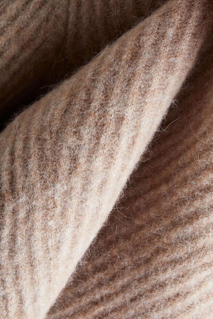 Brushed ribbed-knit sweater商品第4张图片规格展示