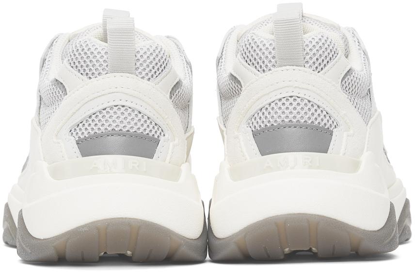 White & Grey Bone Runner Sneakers商品第4张图片规格展示