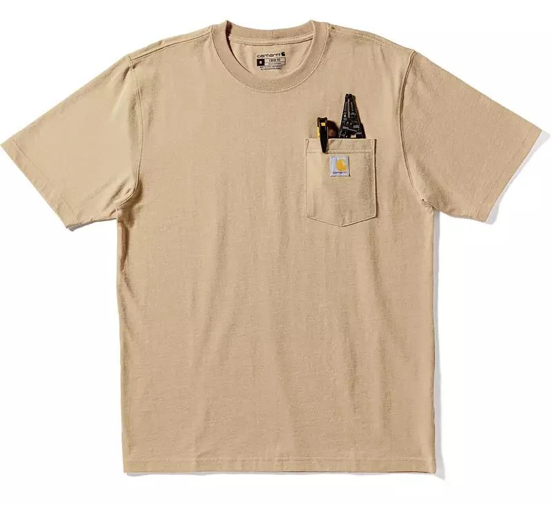 商品Carhartt|Carhartt Men's K87 Pocket T-Shirt,价格¥109,第4张图片详细描述