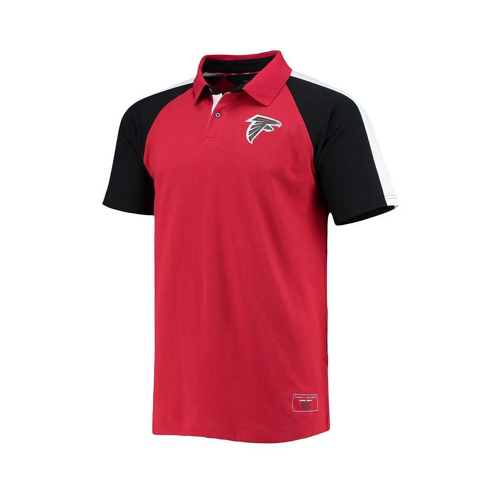 商品Tommy Hilfiger|Men's Red, White Atlanta Falcons Holden Raglan Polo Shirt,价格¥390,第2张图片详细描述