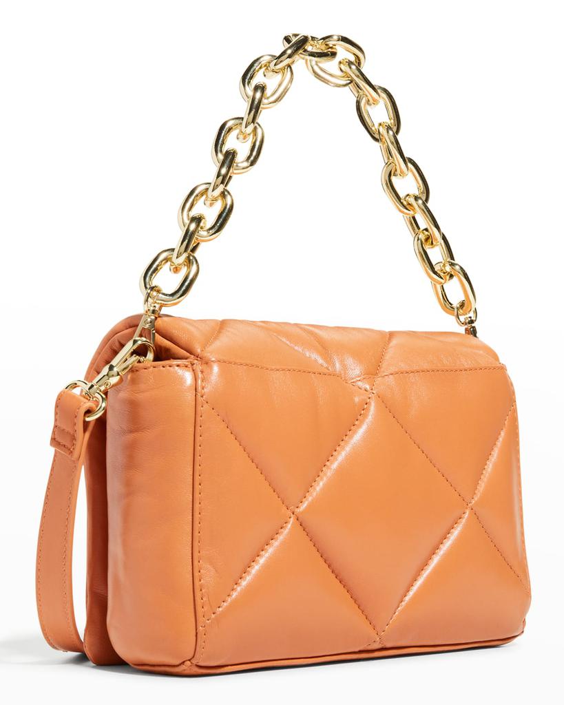 Brynn Quilted Leather Chain Shoulder Bag商品第4张图片规格展示