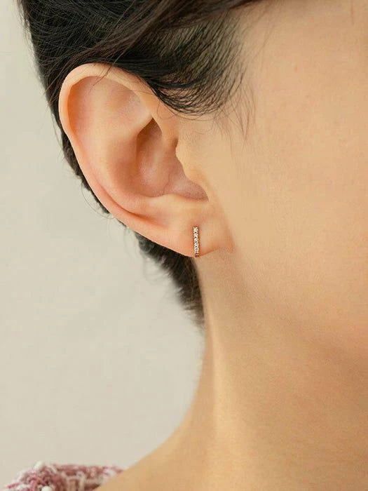 商品Primaute|J Drop Earrings (14K Gold),价格¥1405,第2张图片详细描述
