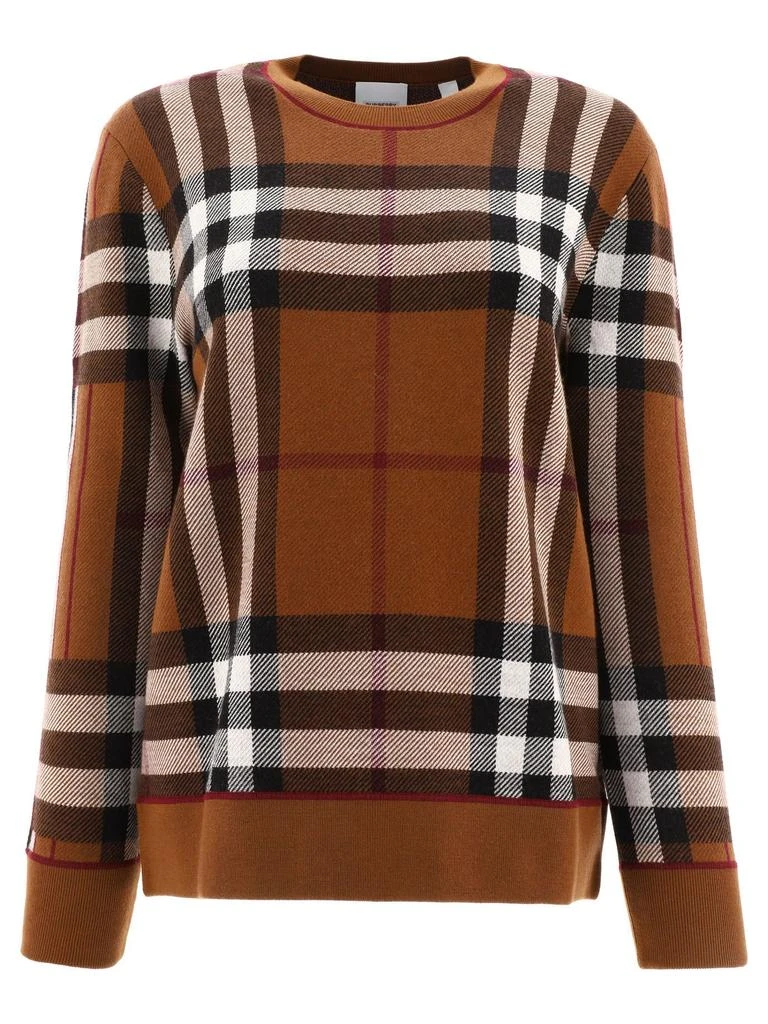 商品Burberry|Burberry women's brown other materials sweater,价格¥6333,第1张图片