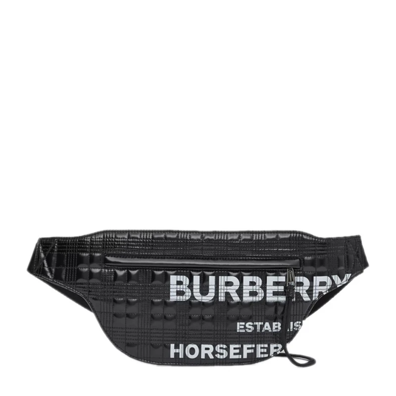 商品[国内直发] Burberry|Burberry 博柏利Horseferry 印花涂层帆布布鲁摩腰包 8028160,价格¥4082,第1张图片