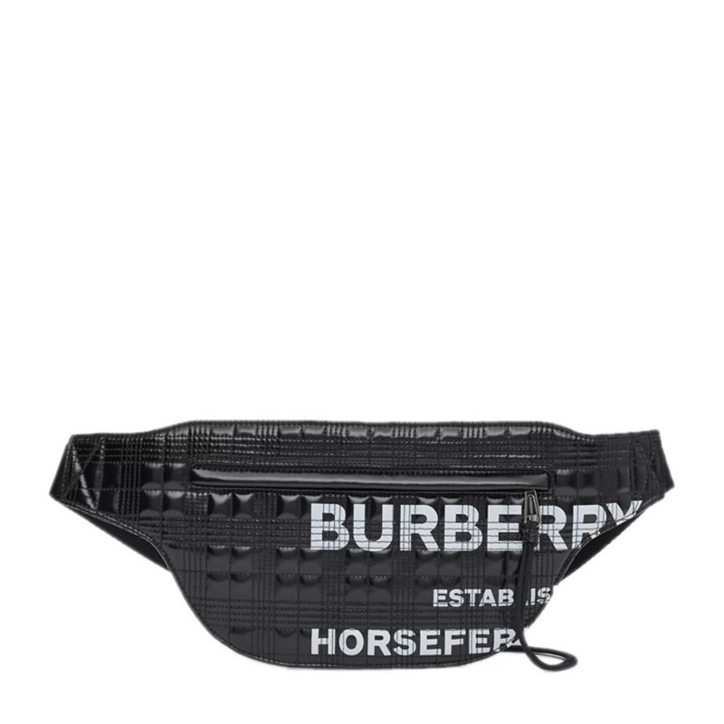 商品[国内直发] Burberry|Burberry 博柏利Horseferry 印花涂层帆布布鲁摩腰包 8028160,价格¥4033,第1张图片